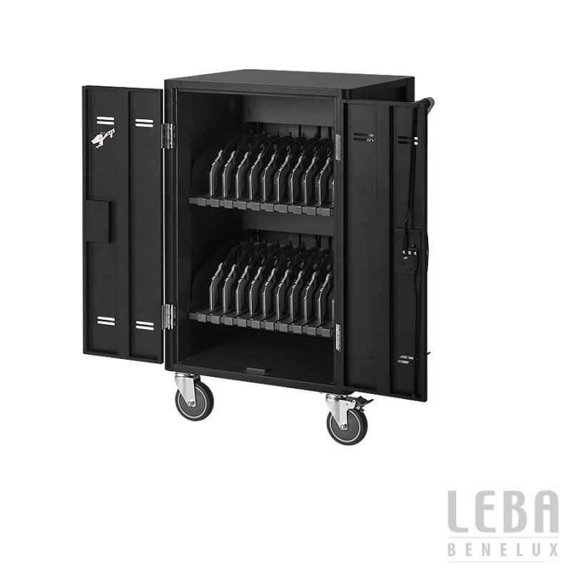 Leba Futura 20 Notebookwagen f�r 20 Notebooks bis 16 Zoll