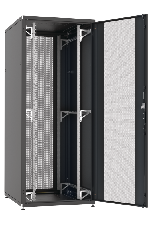 EFB Elektronik Serverschrank PRO 33HE 800x800 mm RAL9005 Front- r�cktuer 1-teilig perforiert