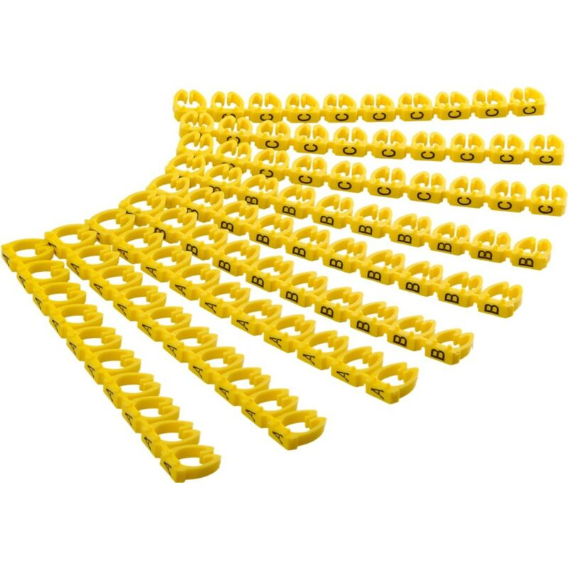 DSIT Kabelmarkierung Set von 90 St�ck (30 x jede Buchstabe)