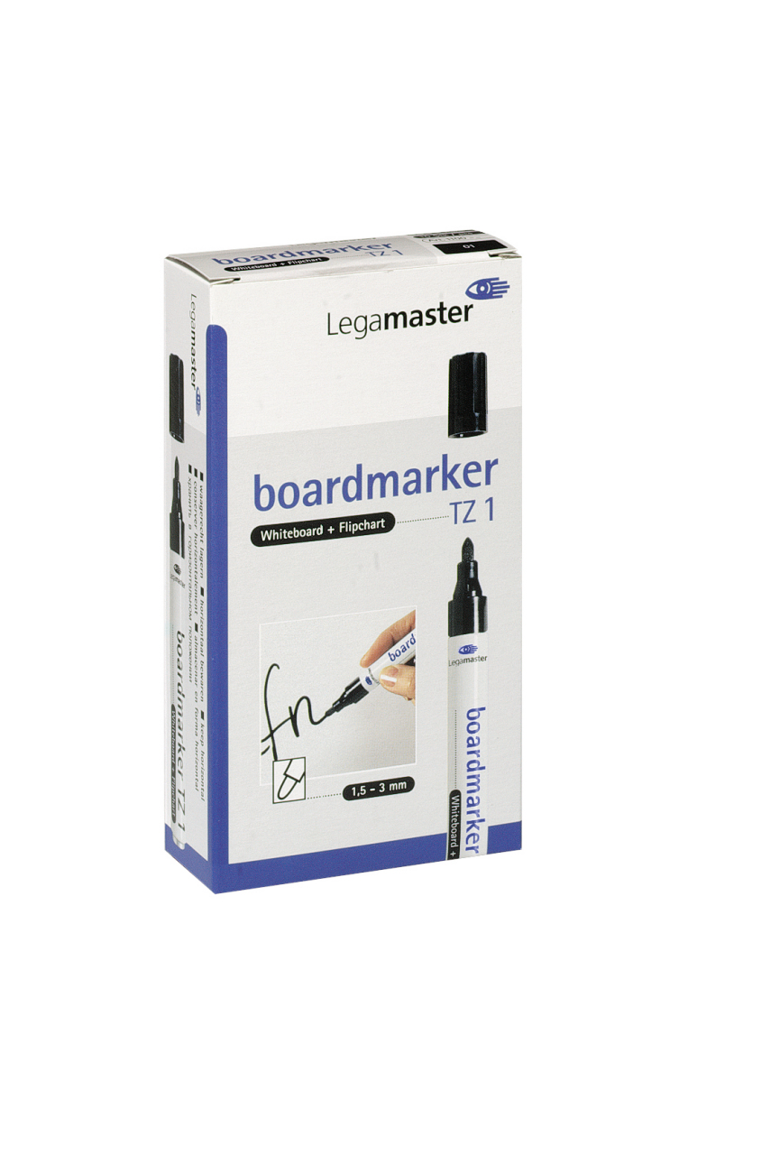 LEGAMASTER TZ 1 - Schwarz - Rundspitze - Schwarz - Wei� - 1,5 mm - 3 mm - 136 mm