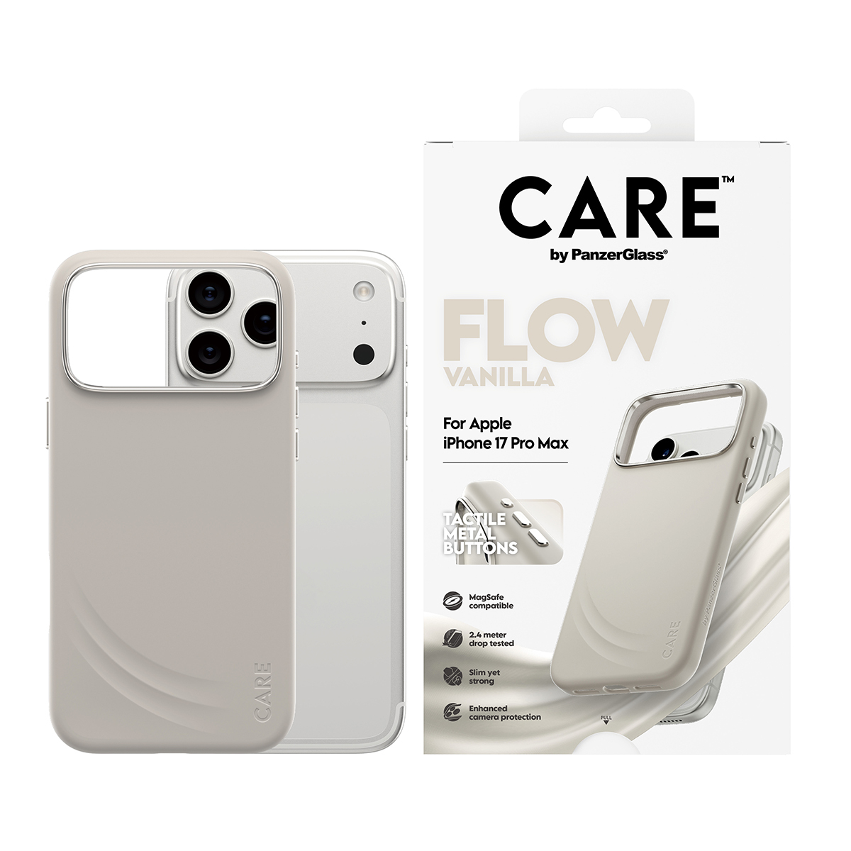 PanzerGlass CARE by PanzerGlass Flow - Schutzabdeckung f�r Mobiltelefon