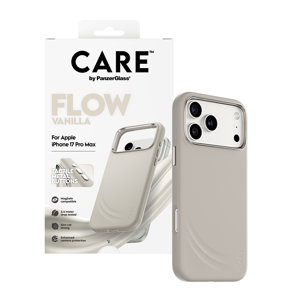 PanzerGlass CARE by PanzerGlass Flow - Schutzabdeckung f�r Mobiltelefon