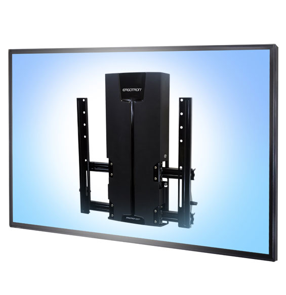 Ergotron 61-128-085 monitor mount / stand 160 cm (63) Black Wall