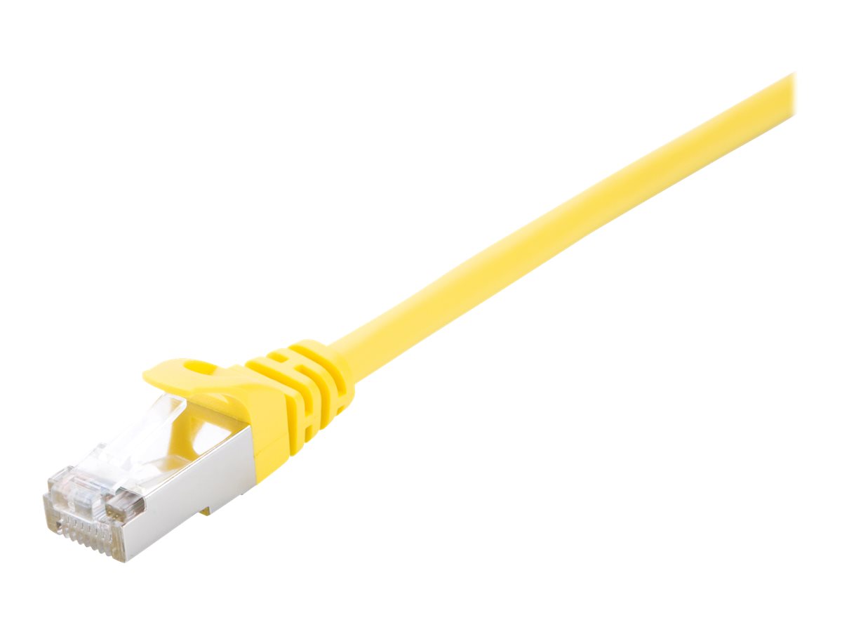 V7 Yellow Cat6 Shielded (STP) Cable RJ45 Male to RJ45 Male 1m 3.3ft