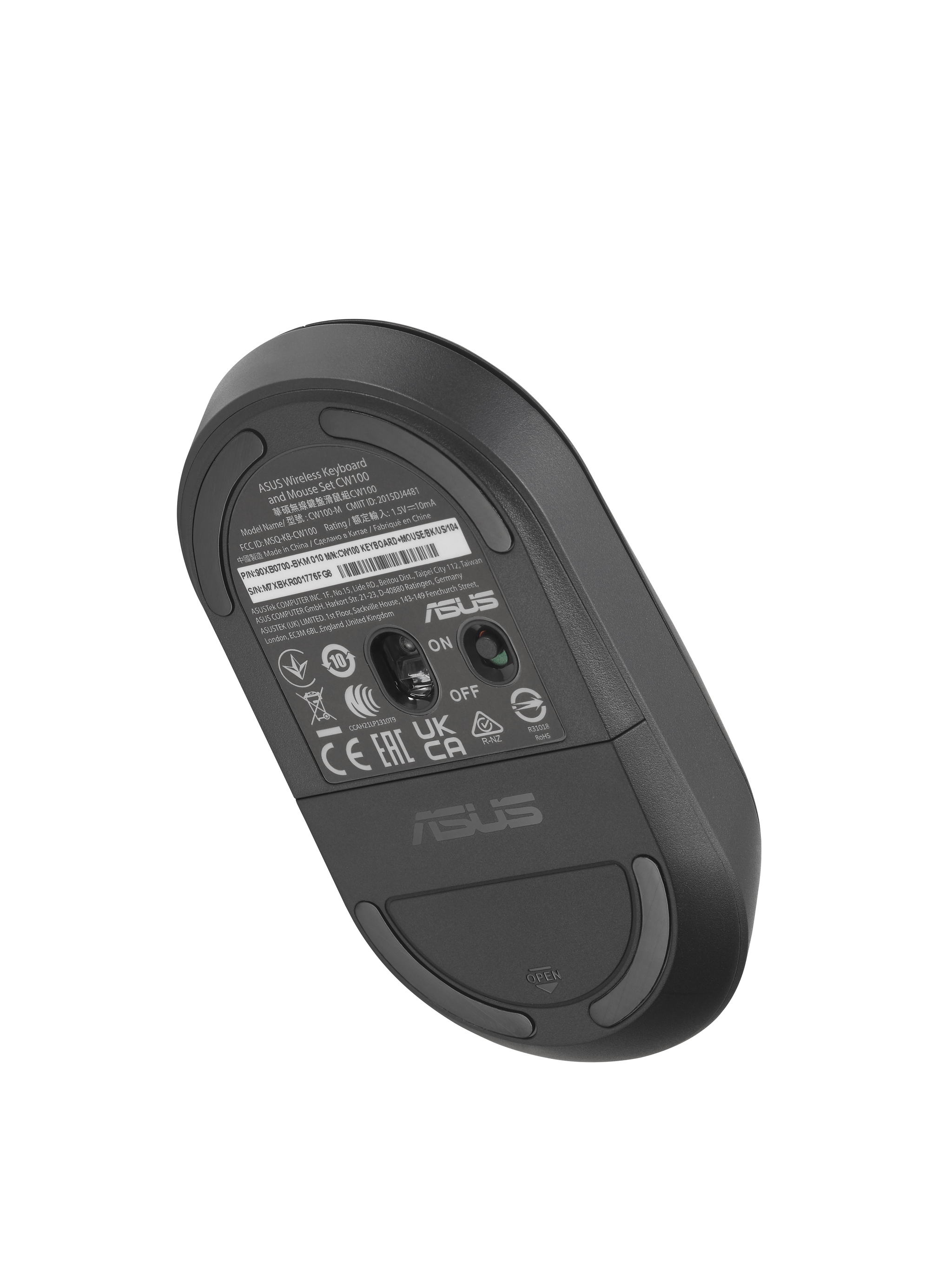 ASUS CW100 clavier Souris incluse RF sans fil Noir