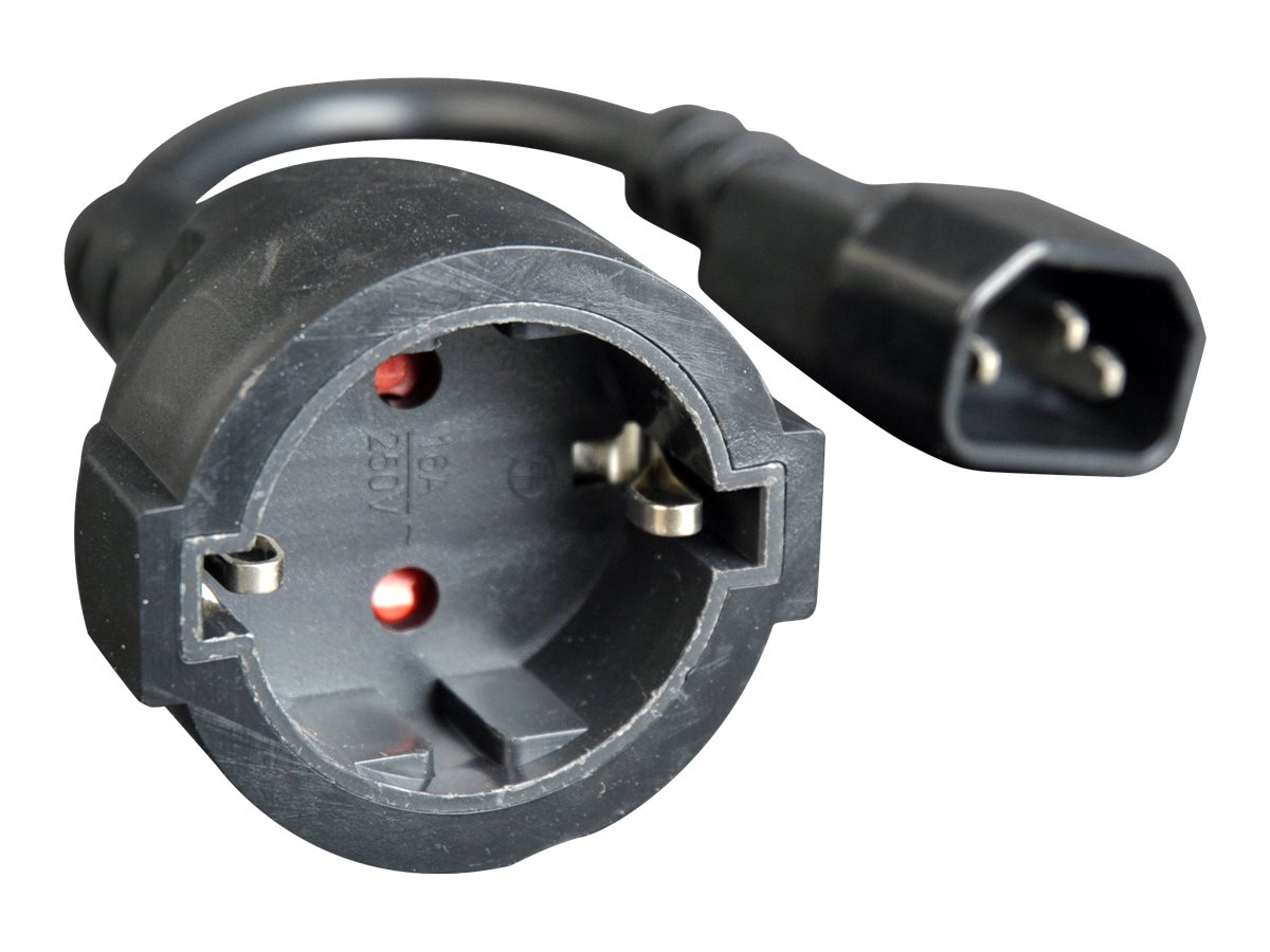 Gembird Cablexpert - Netzteil - IEC 60320 C14 zu CEE 7/4 (W)