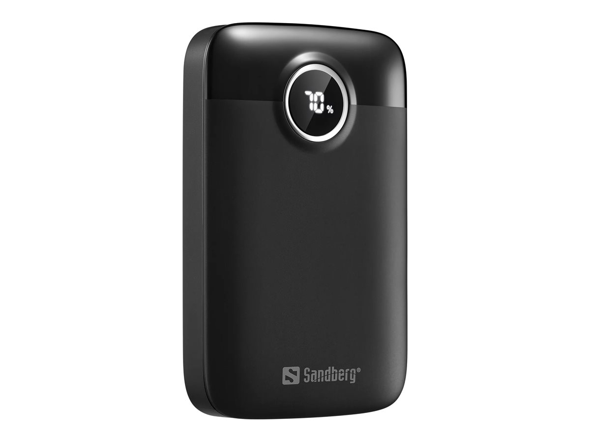 Sandberg 421-47 banque dalimentation �lectrique Semi-solide 5000 mAh Noir
