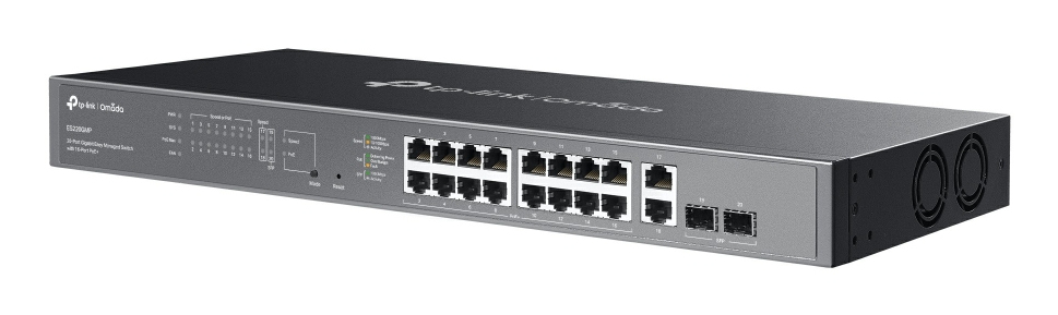 TP-LINK Omada ES220GMP V1.6 - Switch - managed - 16 x 10/100/1000 (PoE+)