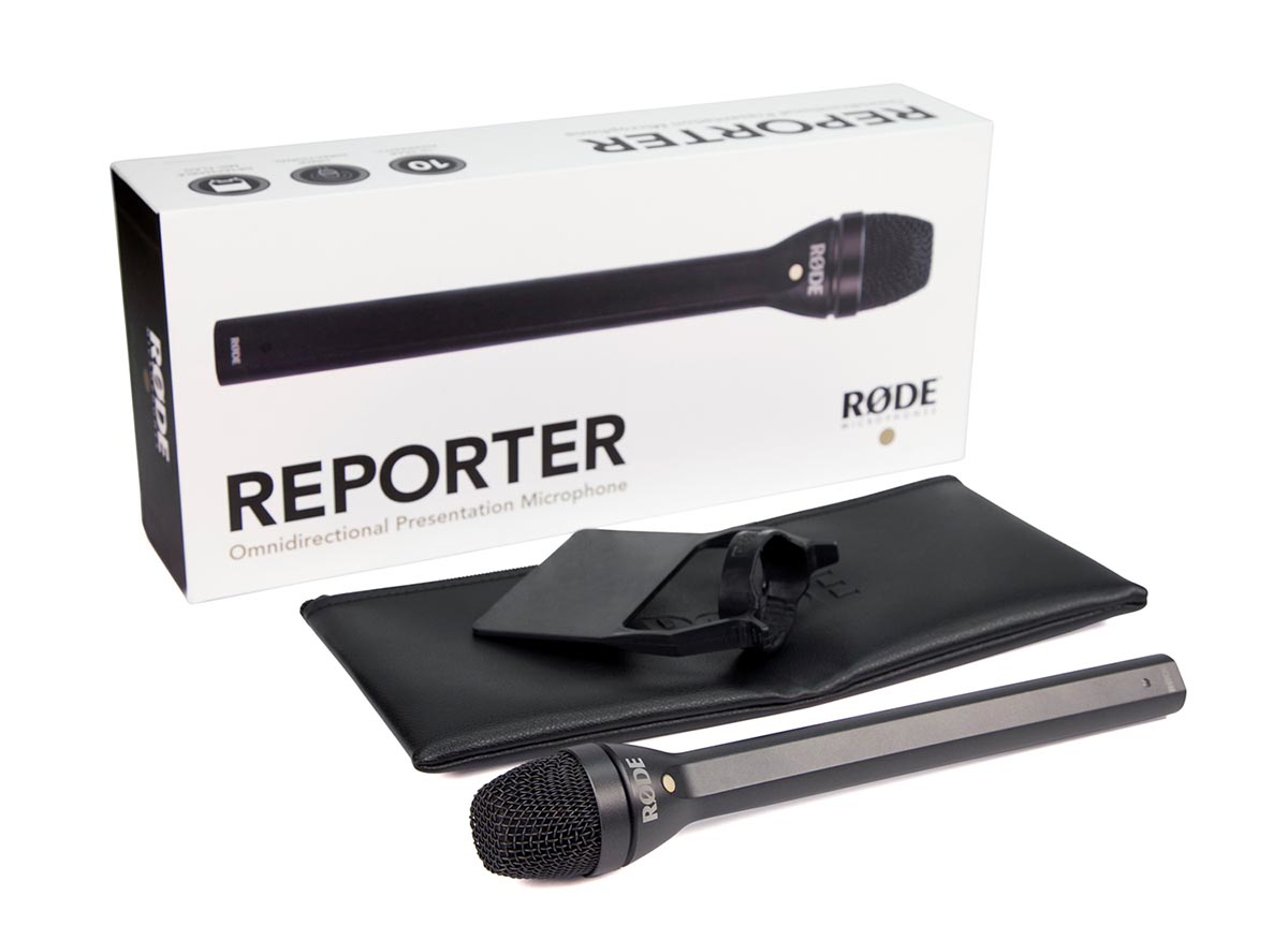 R�DE Reporter Black Interview microphone
