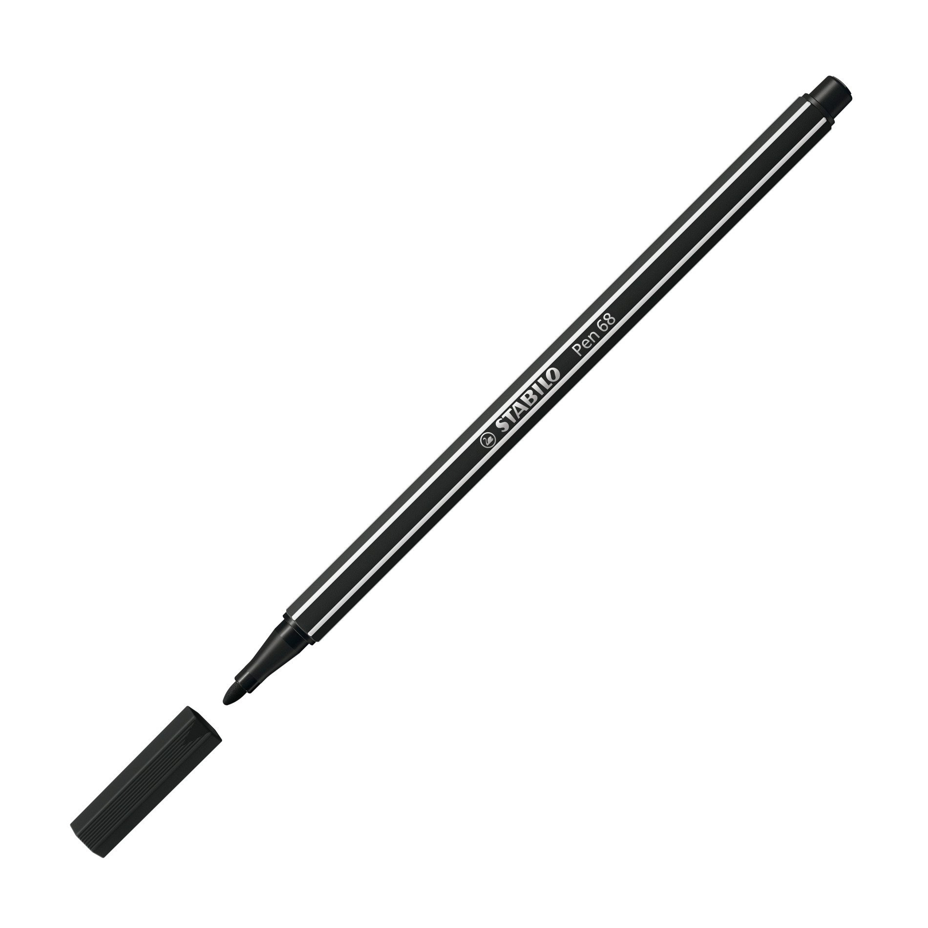 STABILO Pen 68 - Filzstift - Schwarz - wasserbasierte