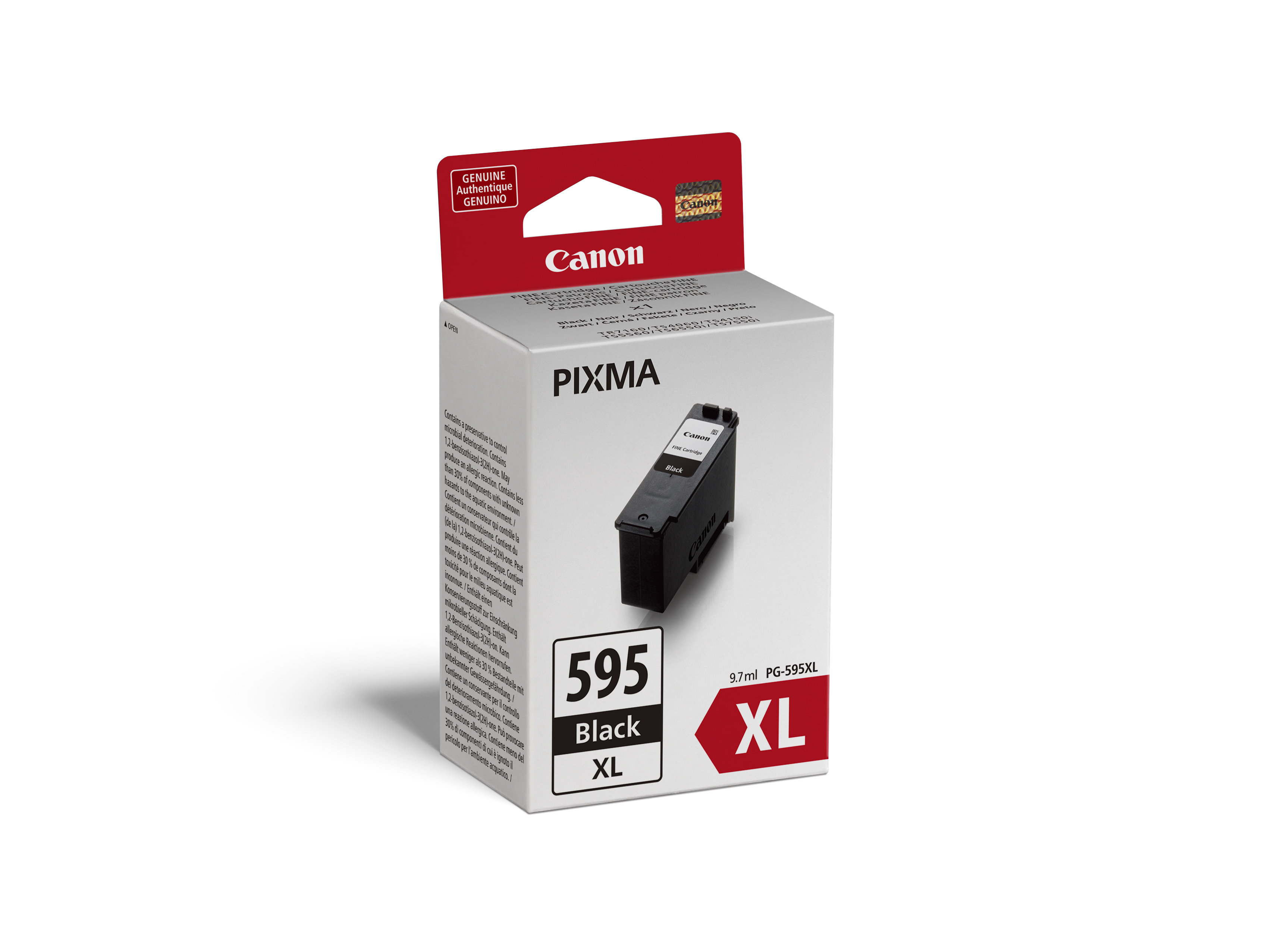 Canon PG-595XL cartouche dencre 1 pi�ce(s) Original Rendement �lev� (XL) Noir