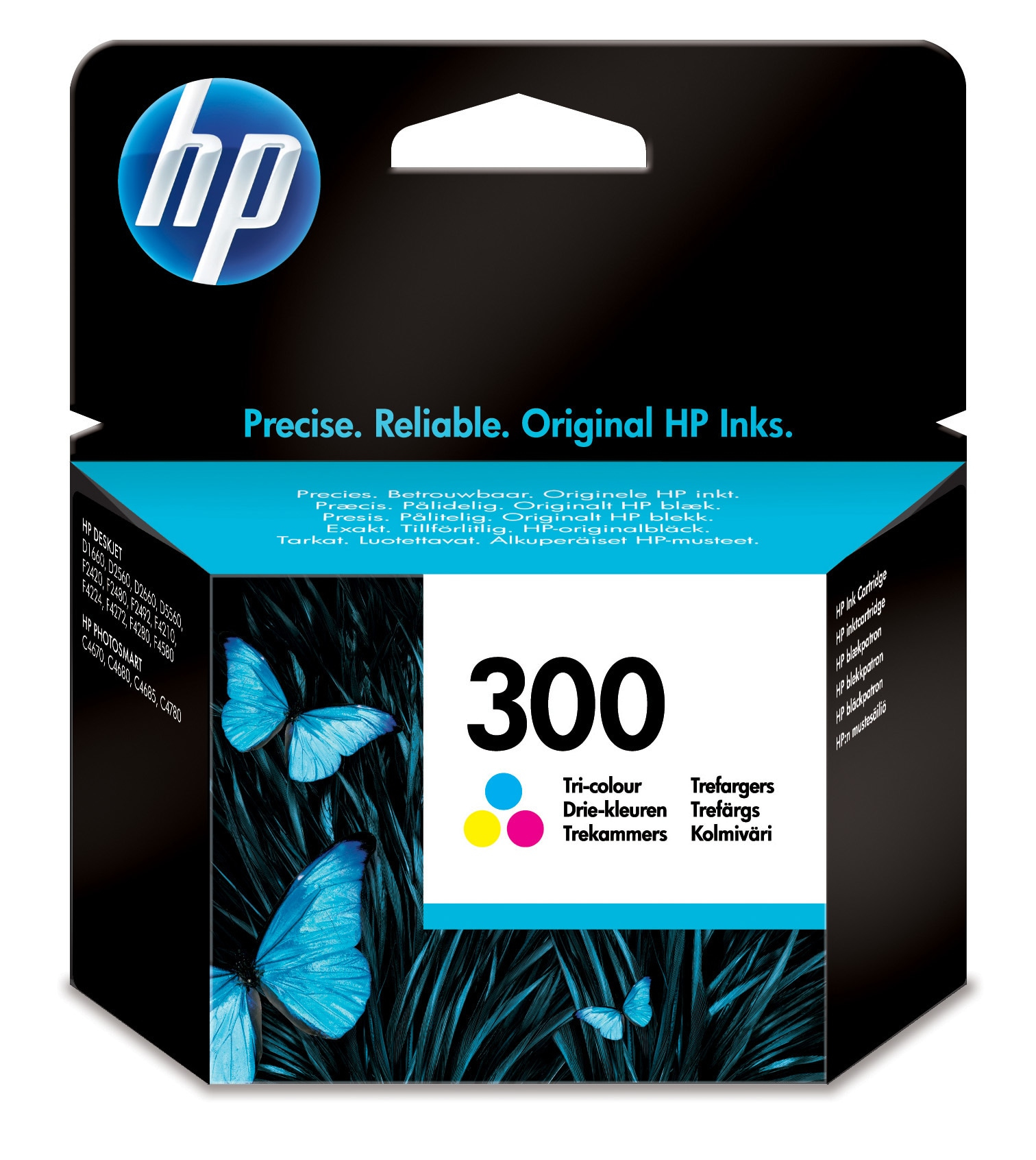 HP 300 - 4 ml - Farbe (Cyan, Magenta, Gelb) - Original