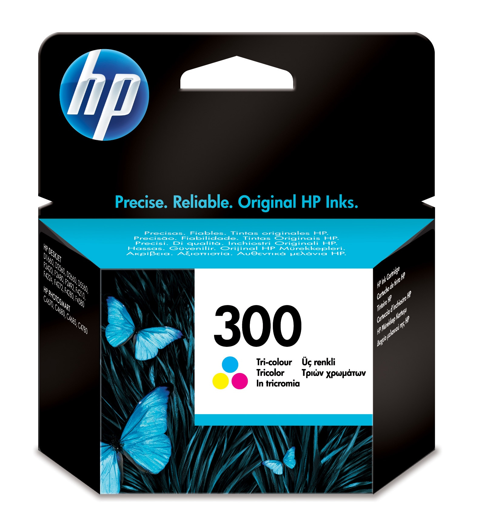 HP 300 - 4 ml - Farbe (Cyan, Magenta, Gelb) - Original