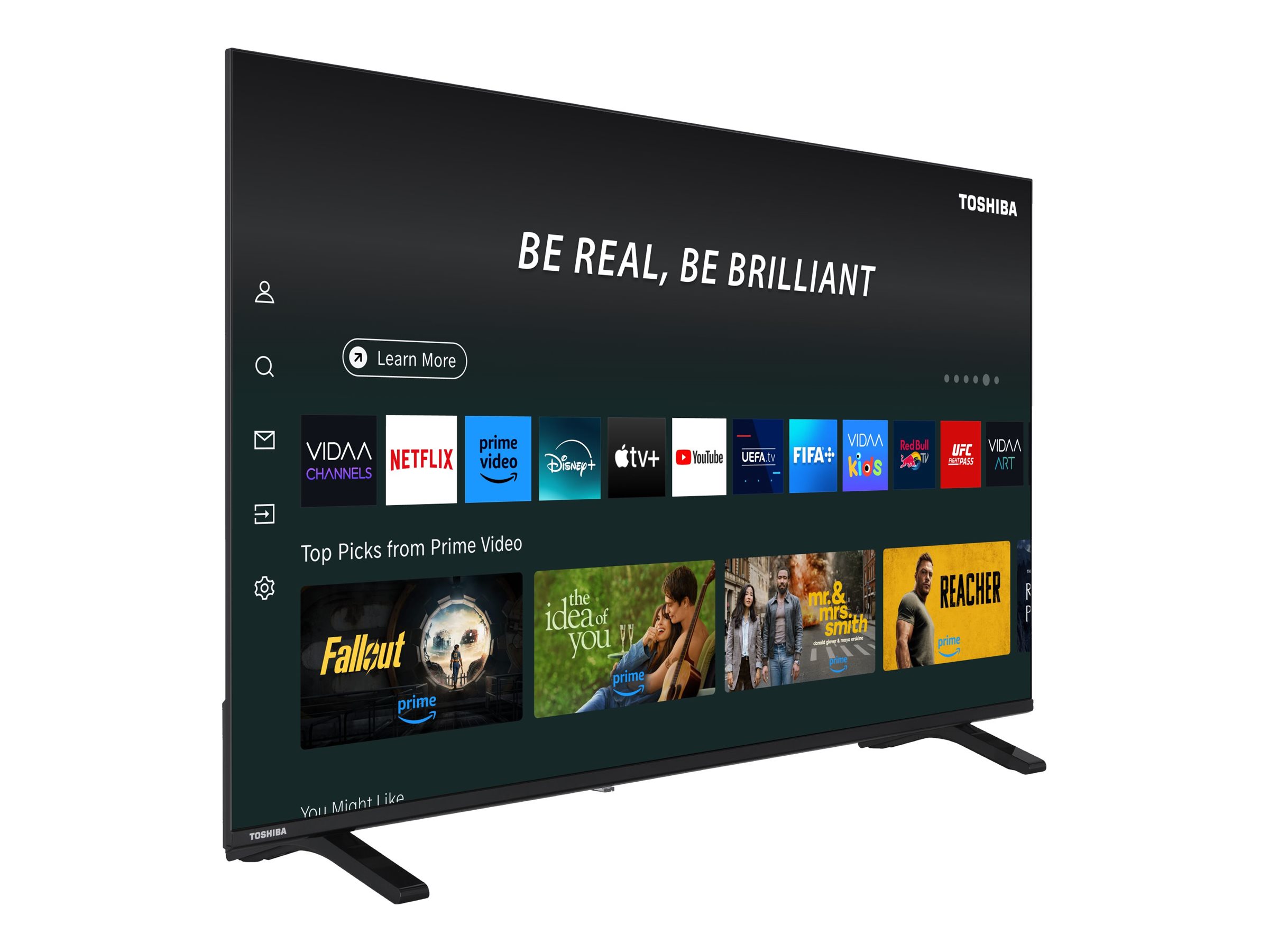 Toshiba 50UV1563DD - 126 cm (50) Diagonalklasse UV15 Series LCD-TV mit LED-Hintergrundbeleuchtung - Smart TV - VIDAA - 4K UHD (2160p)