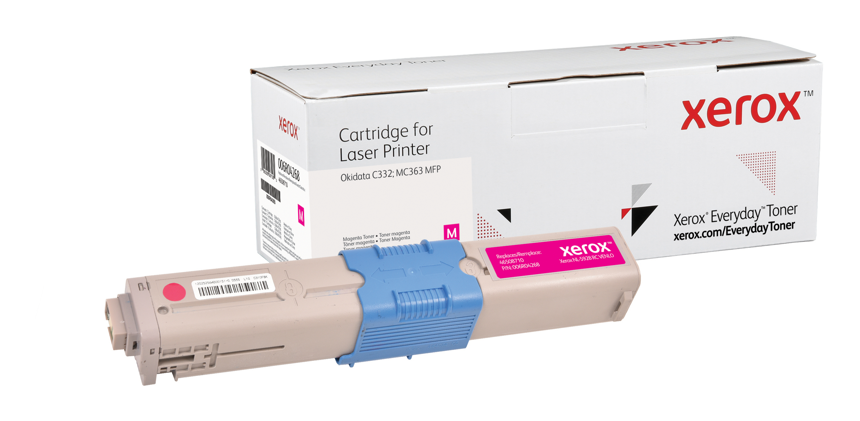 Everyday Magenta Toner compatible with Oki 46508710, High Yield