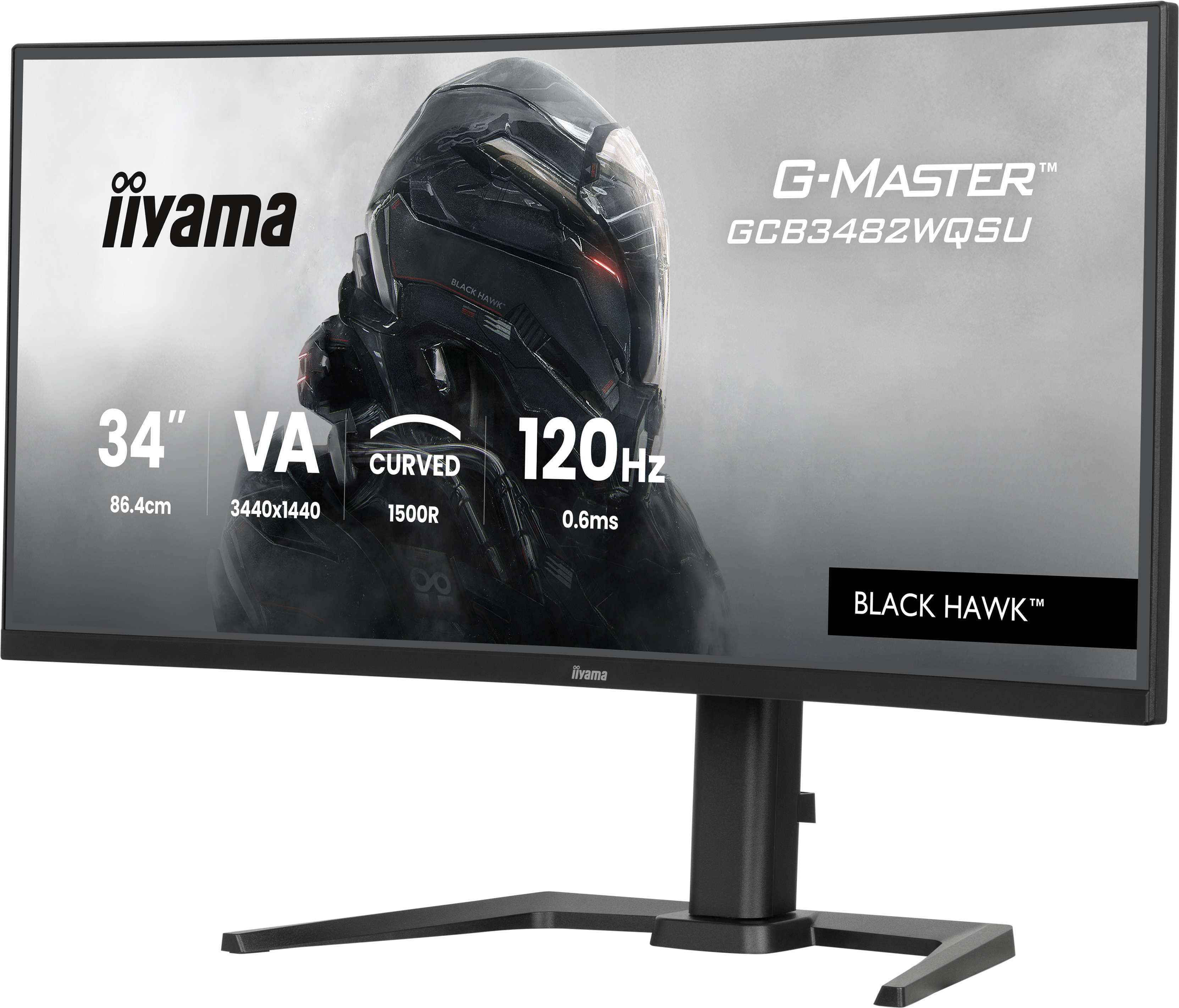iiyama GCB3482WQSU-B1 pantalla para PC 86,4 cm (34) 1440 x 3440 Pixeles UltraWide Quad HD LED Negro