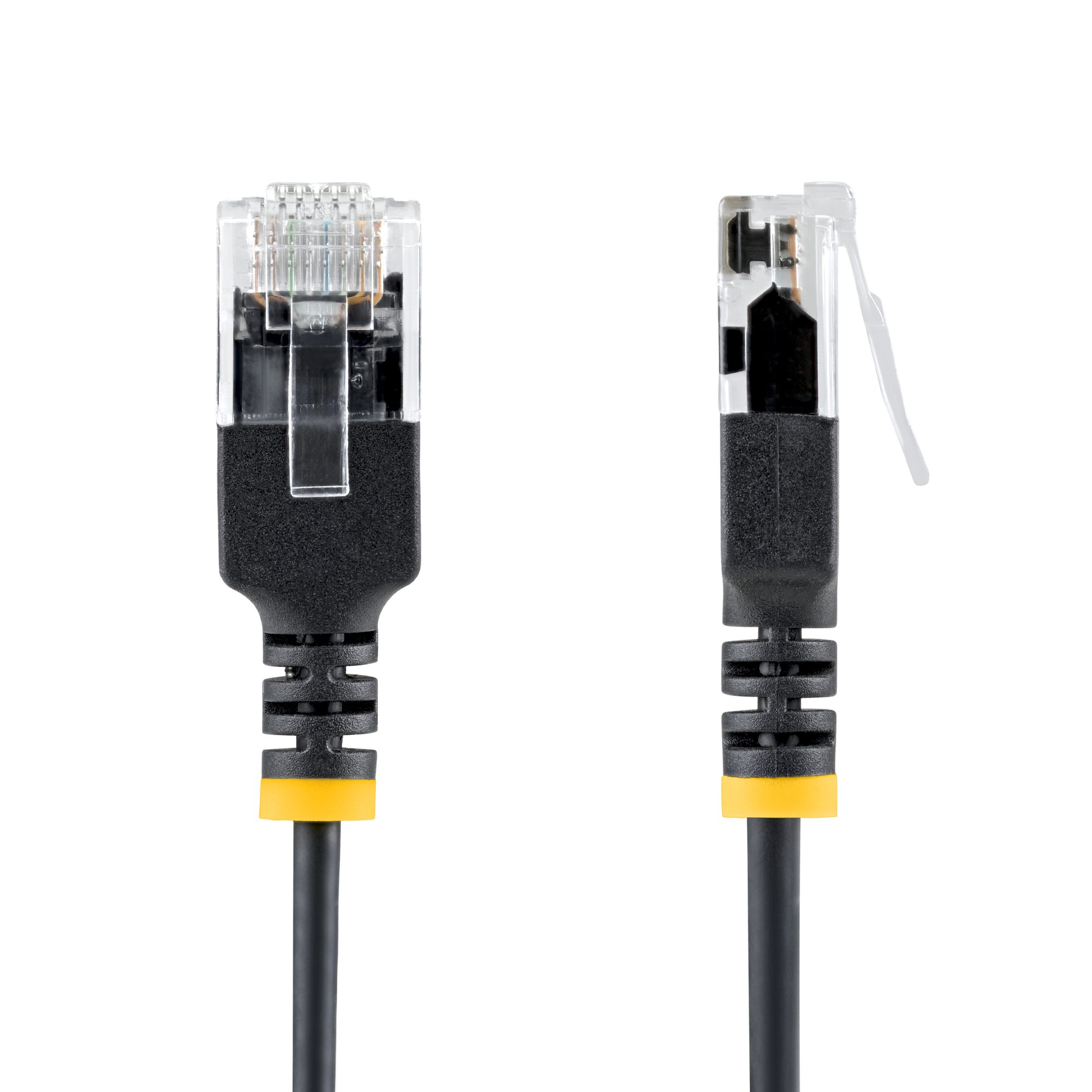 StarTech.com 4m Black Ultra Slim Cat6A Ethernet Cable, UTP, Pure Bare Copper Wire, 34AWG Slim RJ45 Network Patch Cord, Individually Tested