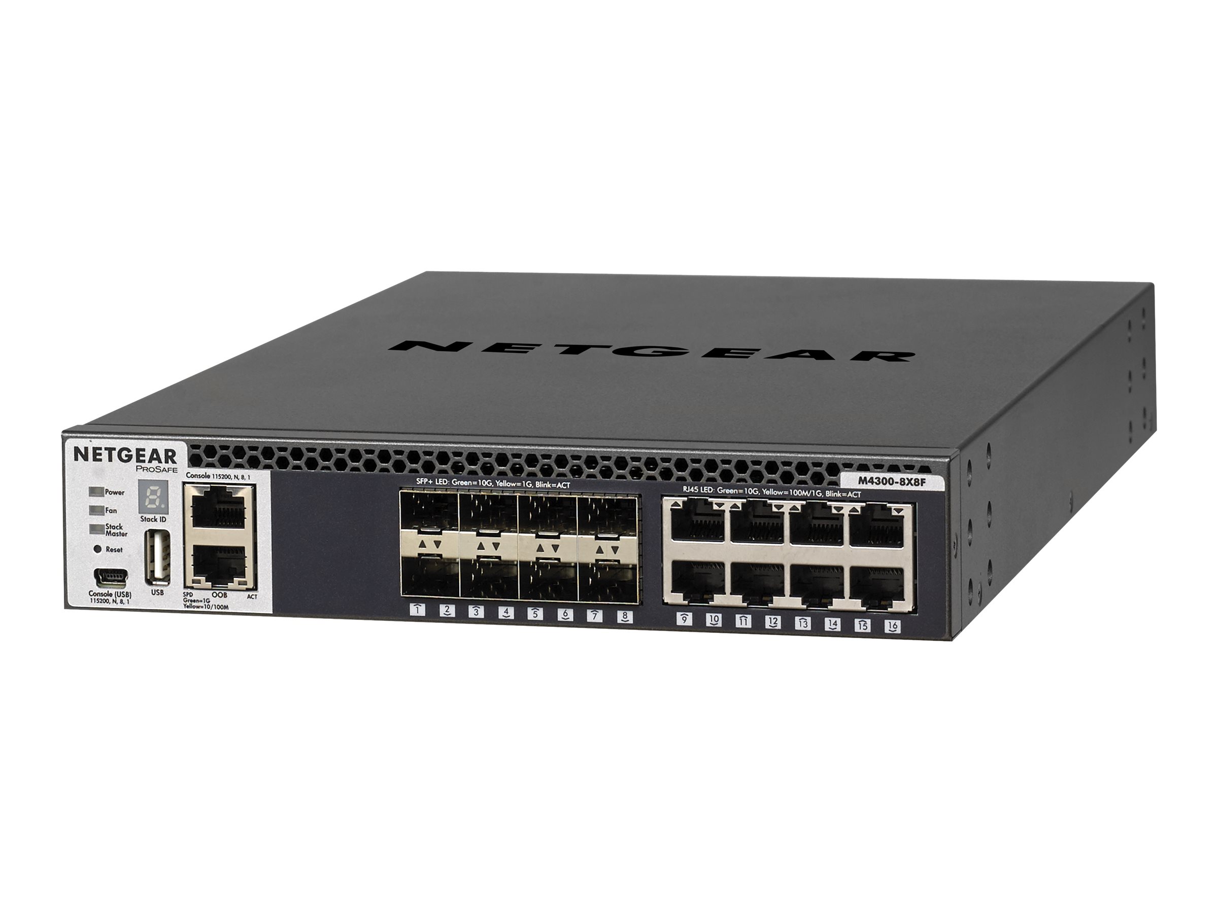 Netgear M4300-8X8F - Switch - L3 - managed