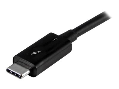 StarTech.com Cable de 1m Thunderbolt 3 USB C (40 Gbps) - Cable Compatible con Thunderbolt y USB