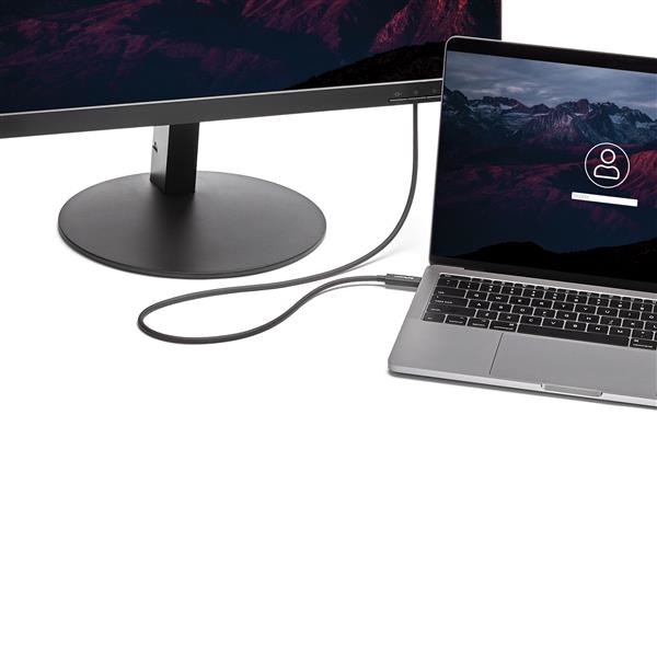 StarTech.com Cable de 1m Thunderbolt 3 USB C (40 Gbps) - Cable Compatible con Thunderbolt y USB