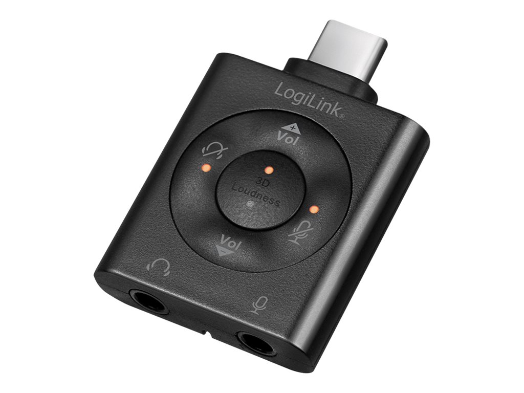 LogiLink USB-C HiFi DAC with EQ and 3D Mode - Soundkarte