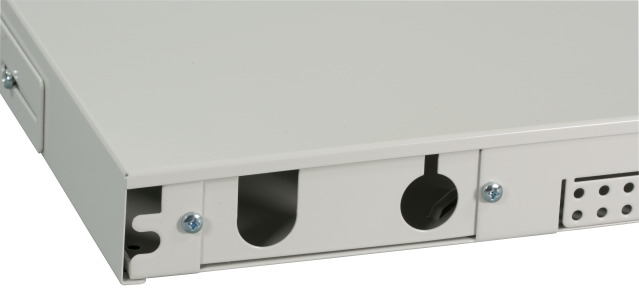 EFB Elektronik Spleibox ausziehbar 1HE ohne Frontblende, unbestckt, grau
