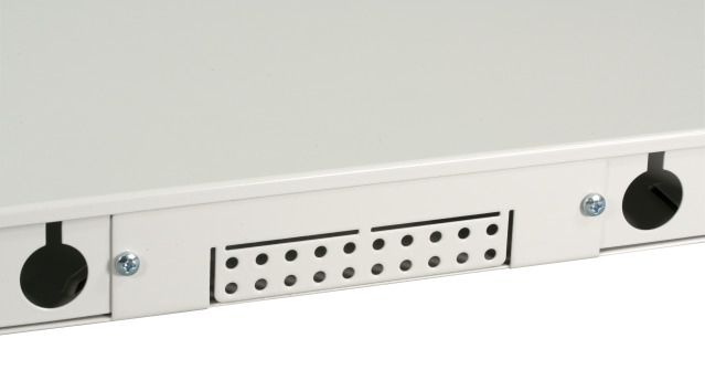 EFB Elektronik Spleibox ausziehbar 1HE ohne Frontblende, unbestckt, grau