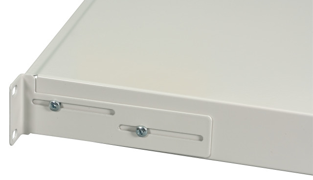 EFB Elektronik Spleibox ausziehbar 1HE ohne Frontblende, unbestckt, grau