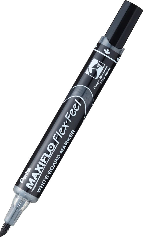 Pentel Whiteboardmarker Maxiflo Flex-Feel MWL5SBF-AX schwarz