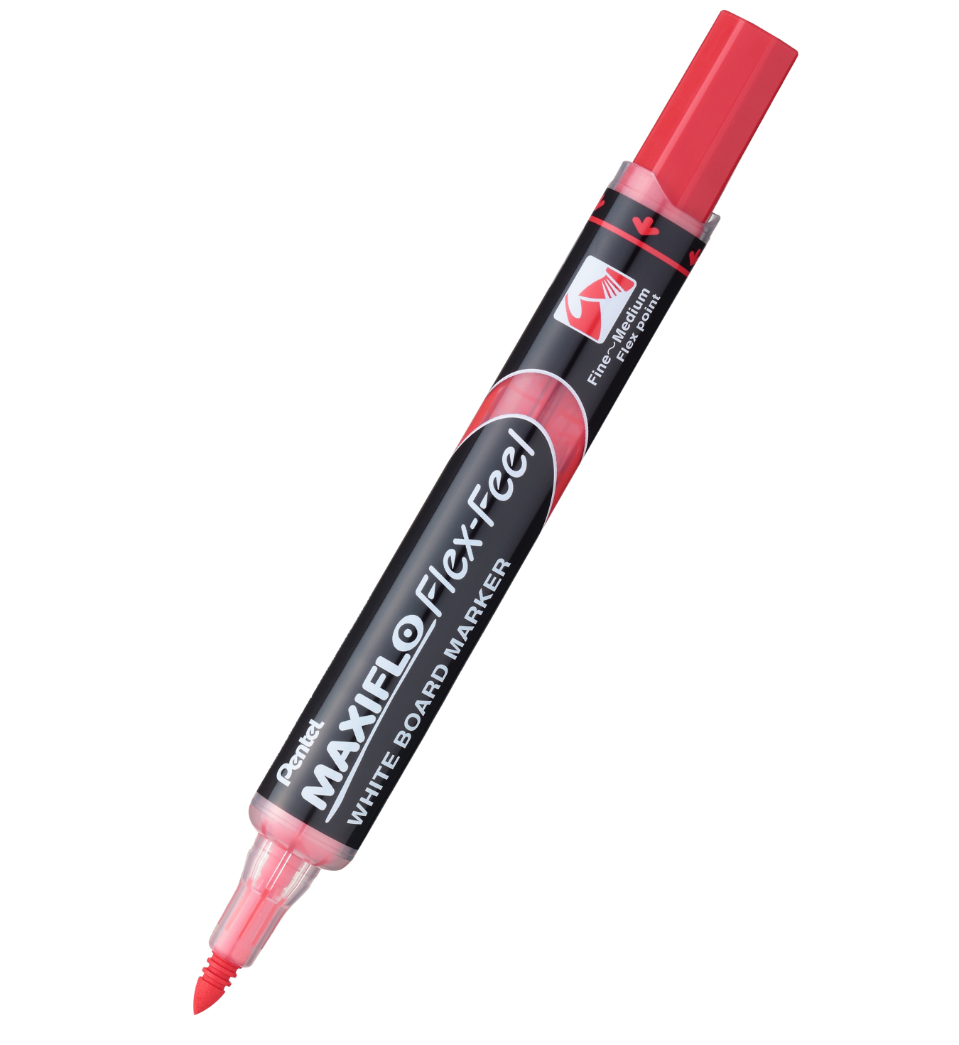 Pentel Whiteboardmarker Maxiflo Flex-Feel MWL5SBF-AX schwarz