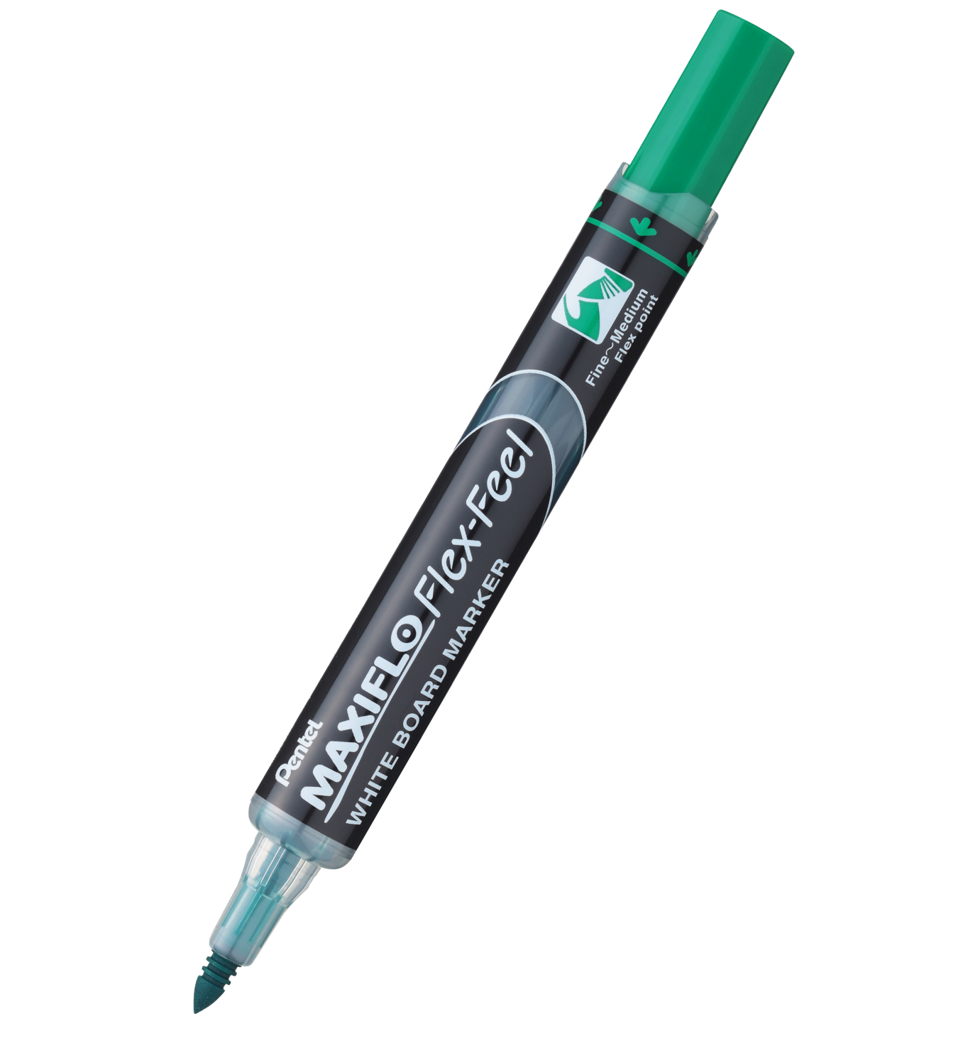 Pentel Whiteboardmarker Maxiflo Flex-Feel MWL5SBF-AX schwarz
