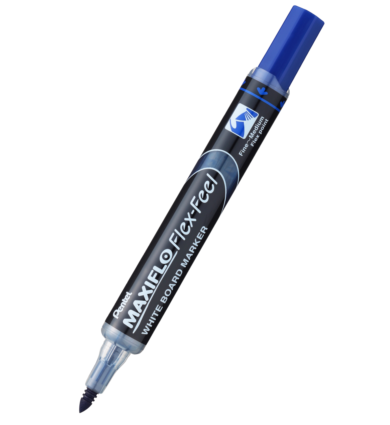 Pentel Whiteboardmarker Maxiflo Flex-Feel MWL5SBF-AX schwarz
