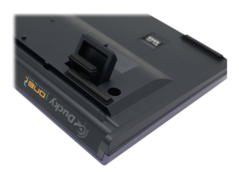 Ducky One 2 Horizon clavier USB Allemand Noir, Bleu, Jaune