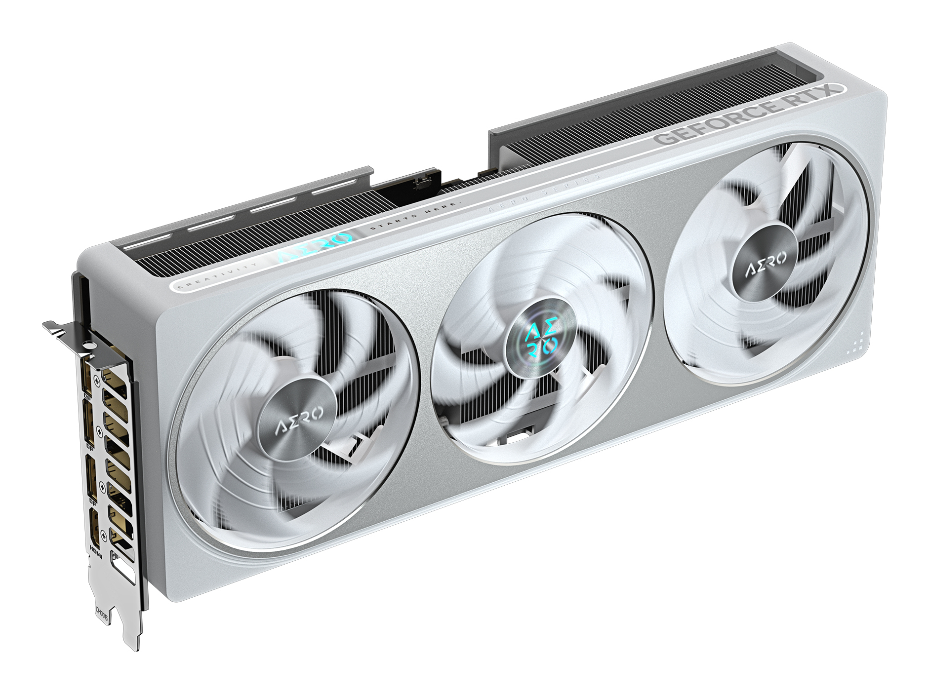 GIGABYTE GeForce RTX 5070 AERO OC 12G Tarjeta Gr�fica - 12GB GDDR7, 192 bits, PCI-E 5.0, 2625 MHz Core Clock, 3 x DP 2.1a, 1 x HDMI 2.1b, NVIDIA DLSS 4, GV-N5070AERO OC-12GD