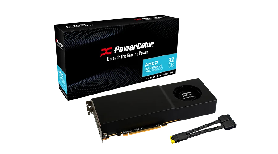 PowerColor Radeon AI PRO R9700 AMD 32 Go GDDR6