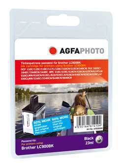 AgfaPhoto LC900BK cartuccia dinchiostro 1 pz Nero