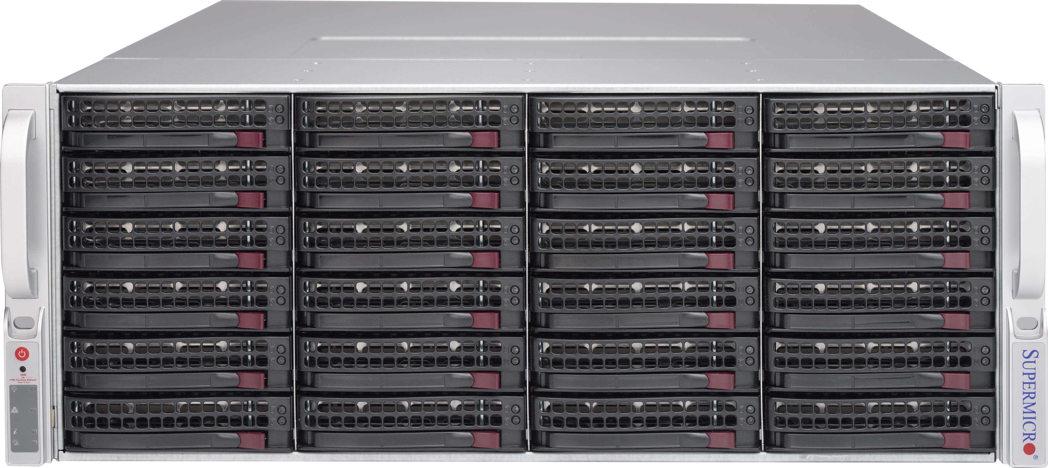 Supermicro CSE-847E2C-R1K23JBOD bo�tier de disques Rack (4 U) Noir