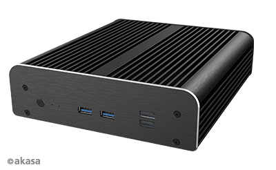 Akasa Newton TN Factor de forma ultrapeque�o (USFF, Ultra Small Form Factor) Negro