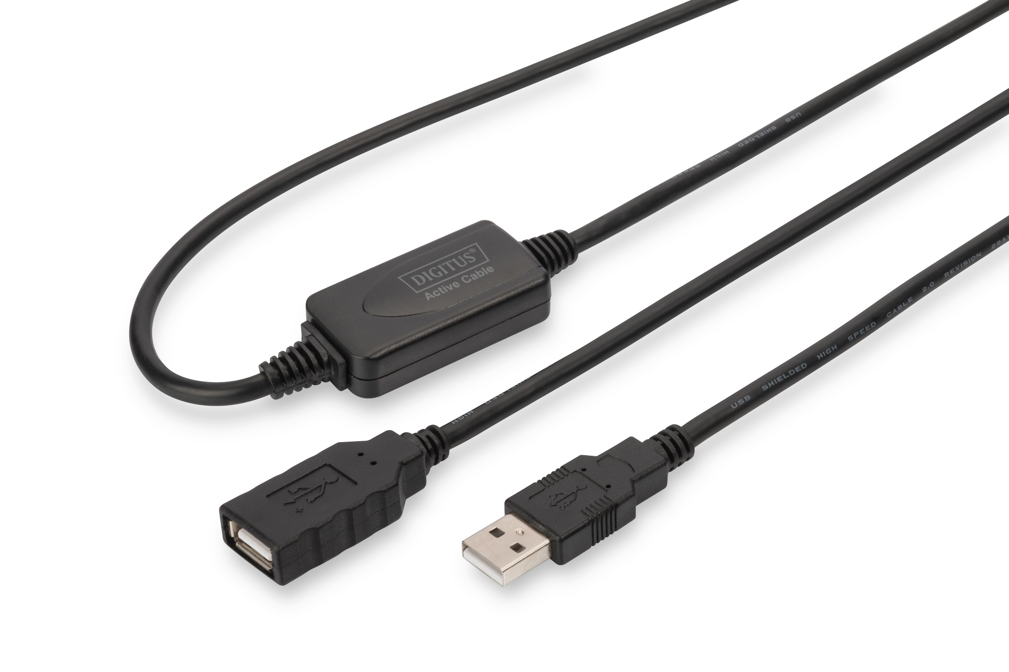 DIGITUS Aktives USB 2.0 Verl�ngerungskabel, 10m