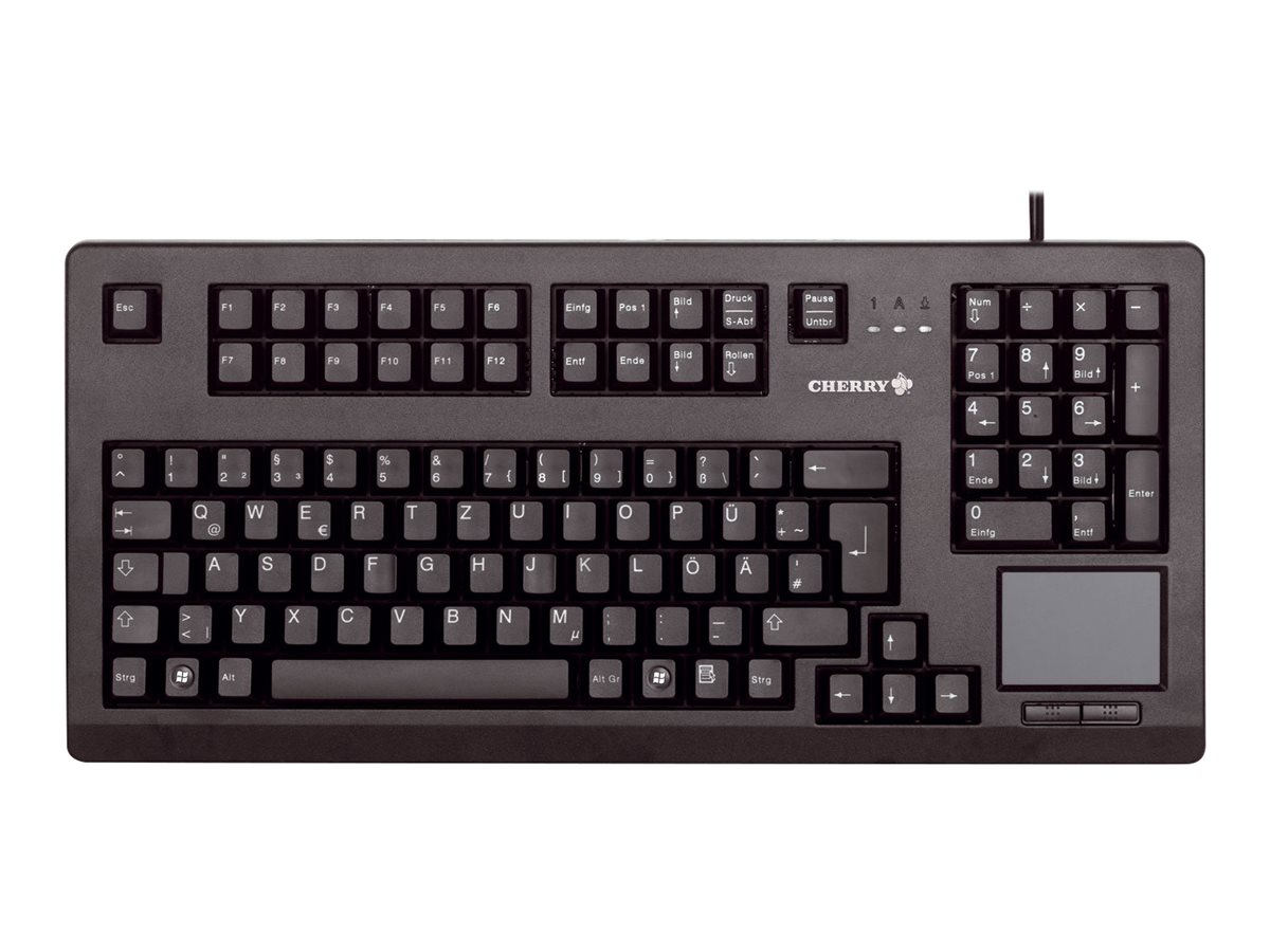CHERRY TouchBoard G80-11900 clavier Bureau USB QWERTY Nordique Noir