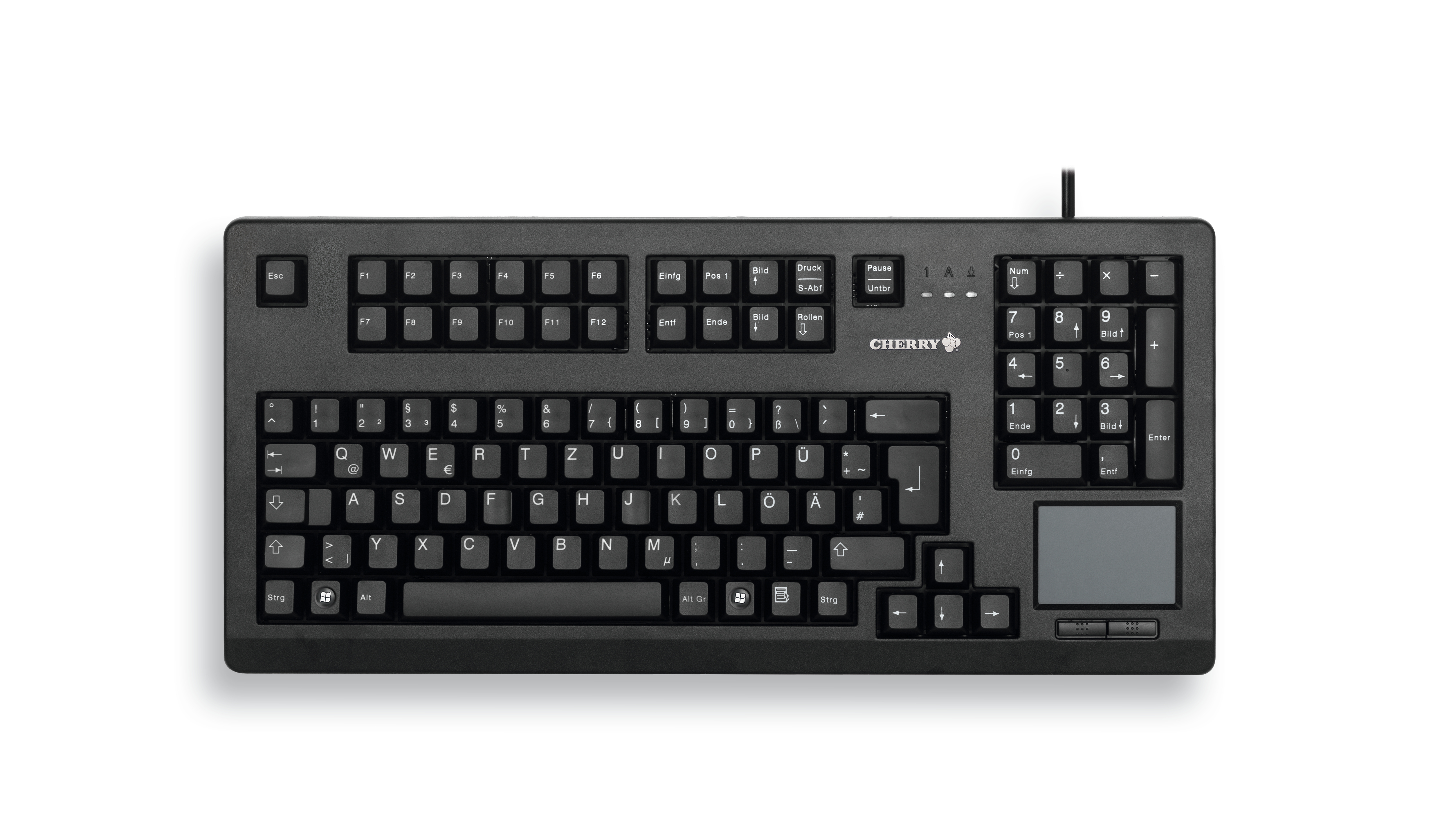 CHERRY TouchBoard G80-11900 keyboard Office USB QWERTY Nordic Black