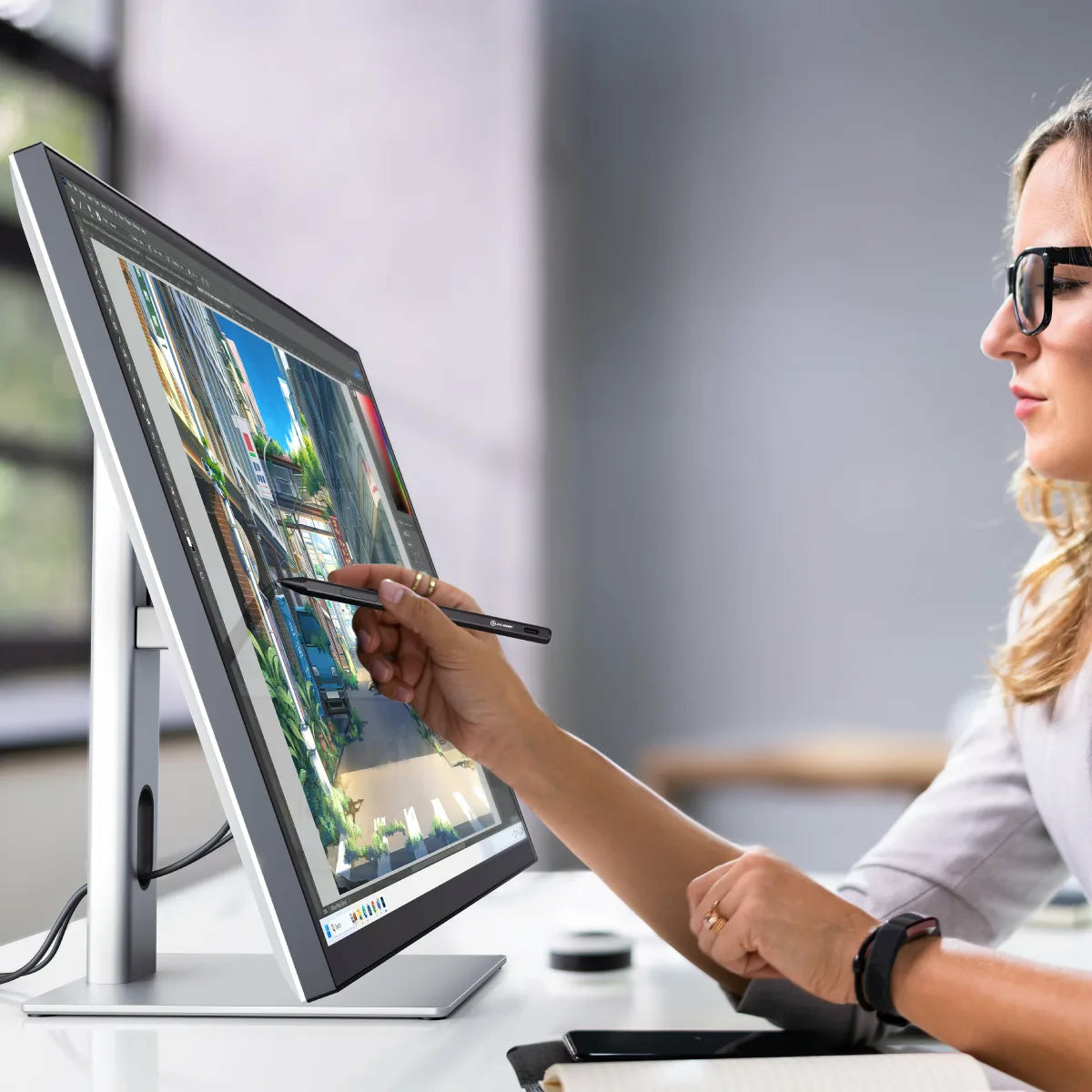 Alogic Clarity Max Touch 32C4KPDWT - LCD-Monitor - 81.3 cm (32)