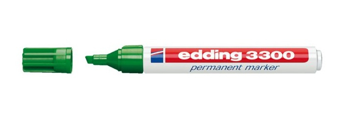 Edding 3300 permanent marker Green 10 pc(s)