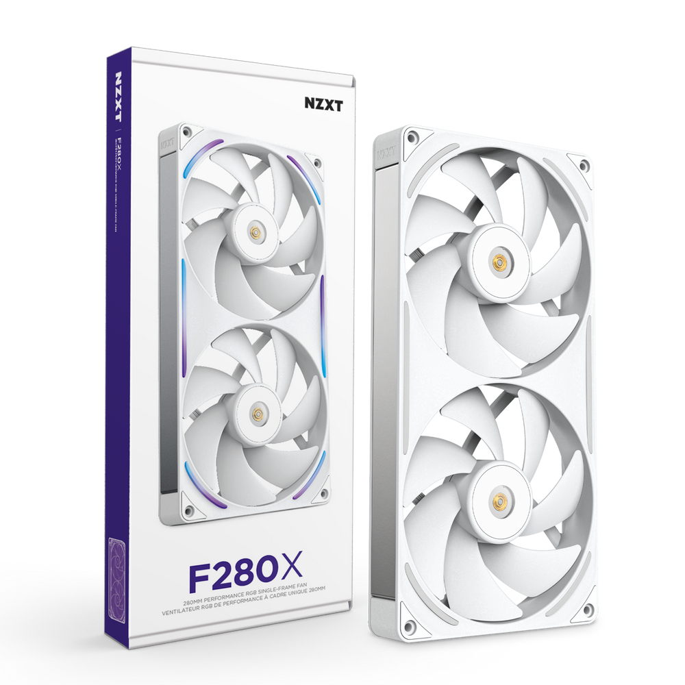 NZXT F280X Boitier PC Ventilateur 14 cm Blanc 1 pi�ce(s)