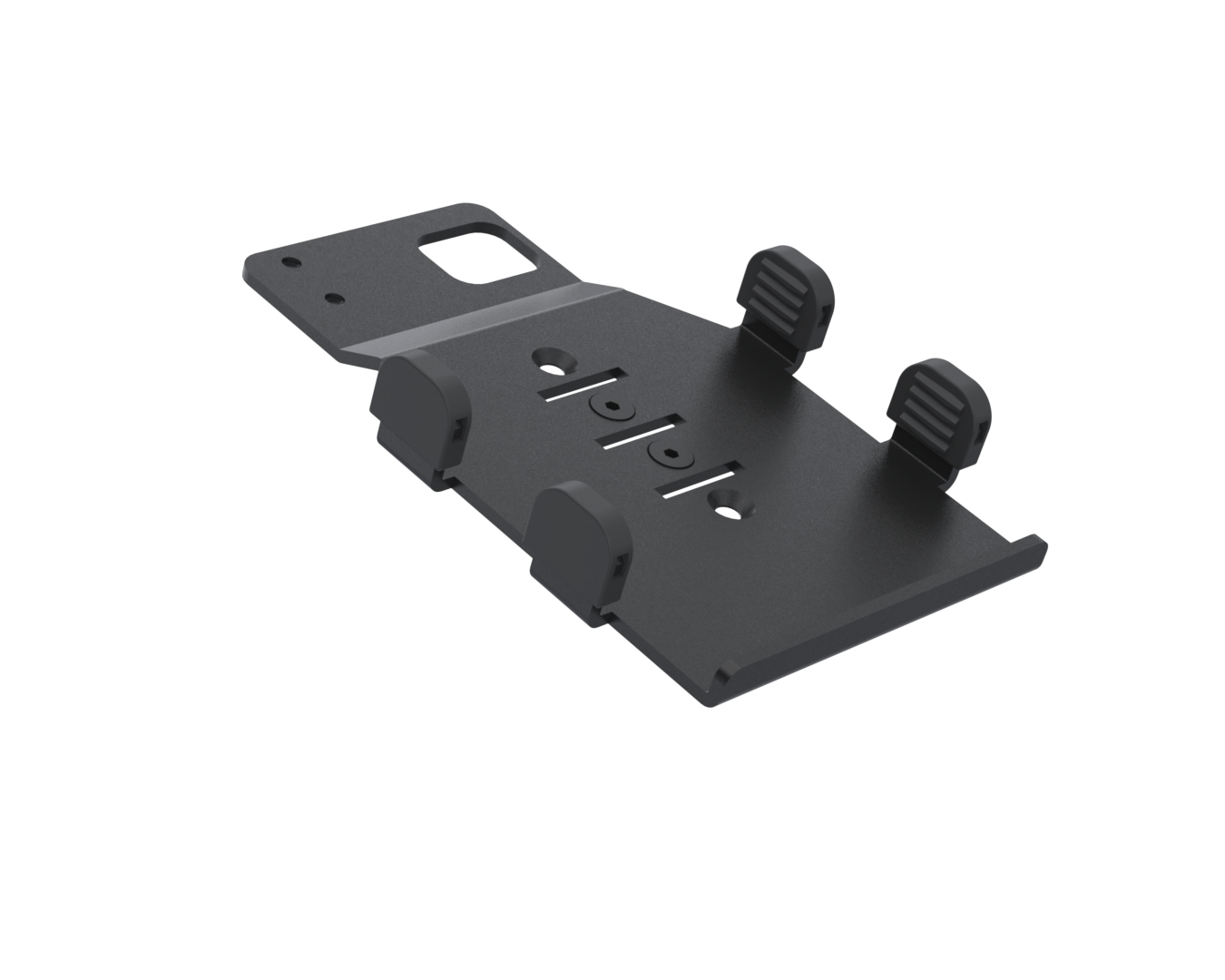 Ergonomic Solutions SpacePole Payment STR701-MN accessoire de systme de paiement en point de vente Plaque POS Noir Mtal