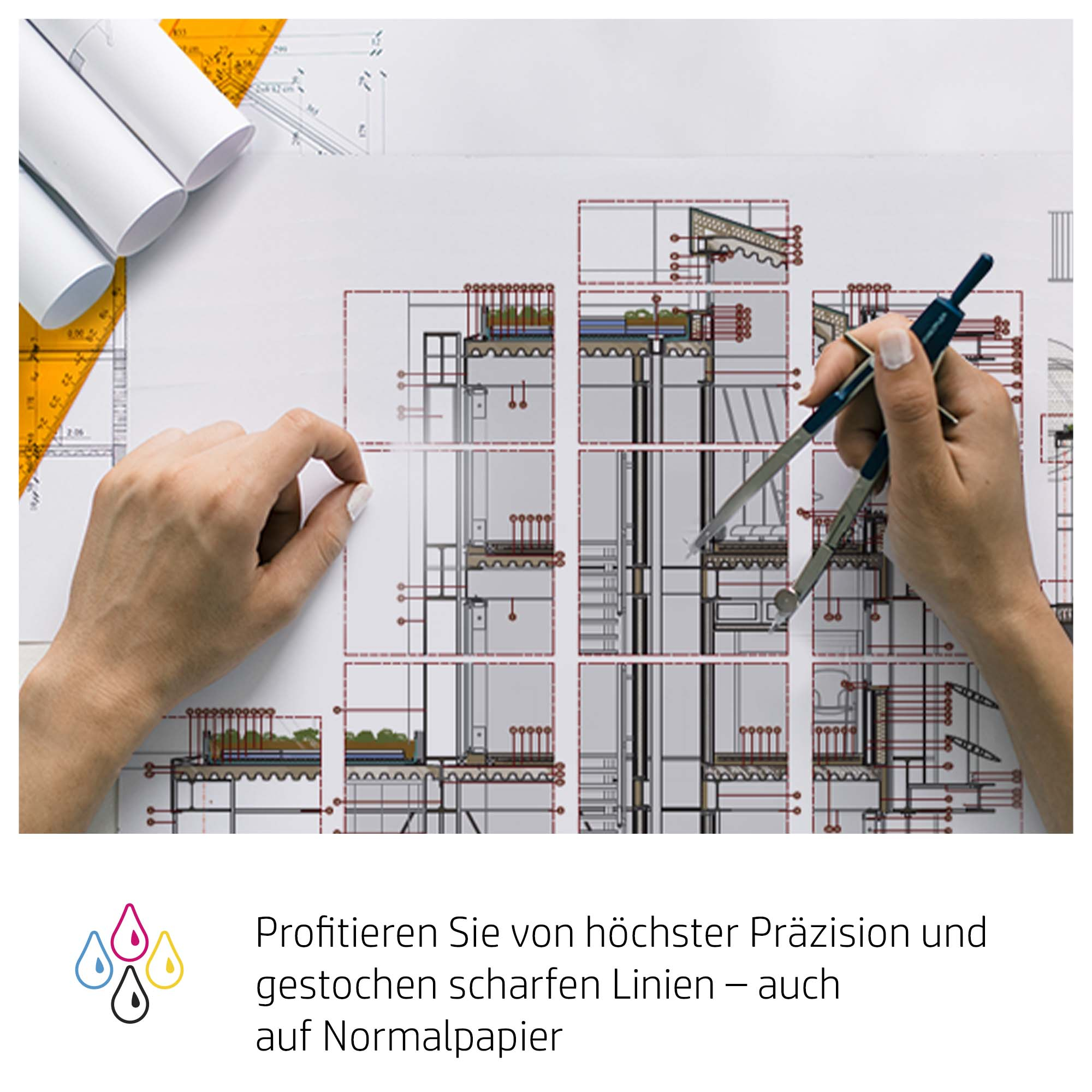 HP 727 cartouche dencre DesignJet jaune, 300 ml