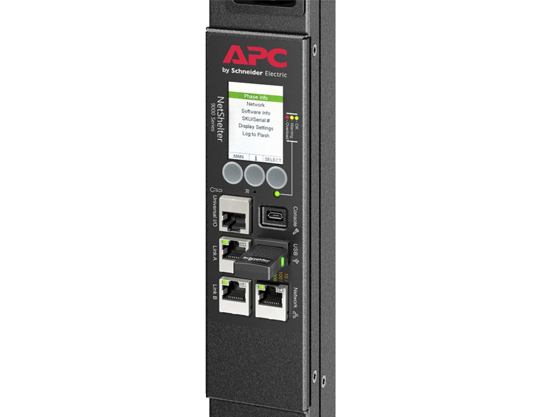 APC APDU9981EU3 unit� di distribuzione dellenergia (PDU) 24 presa(e) AC 0U Nero