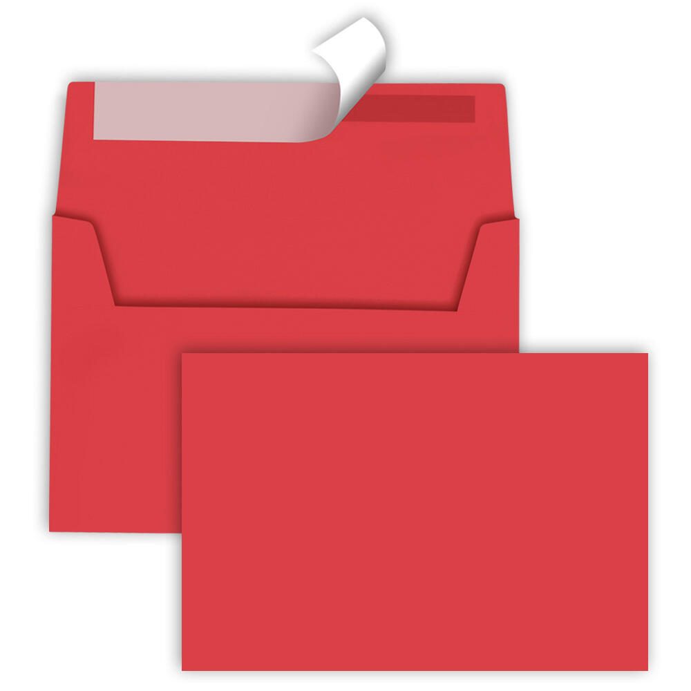 Papyrus Briefumschlge colors DIN C6 ohne Fenster rot 25 St.