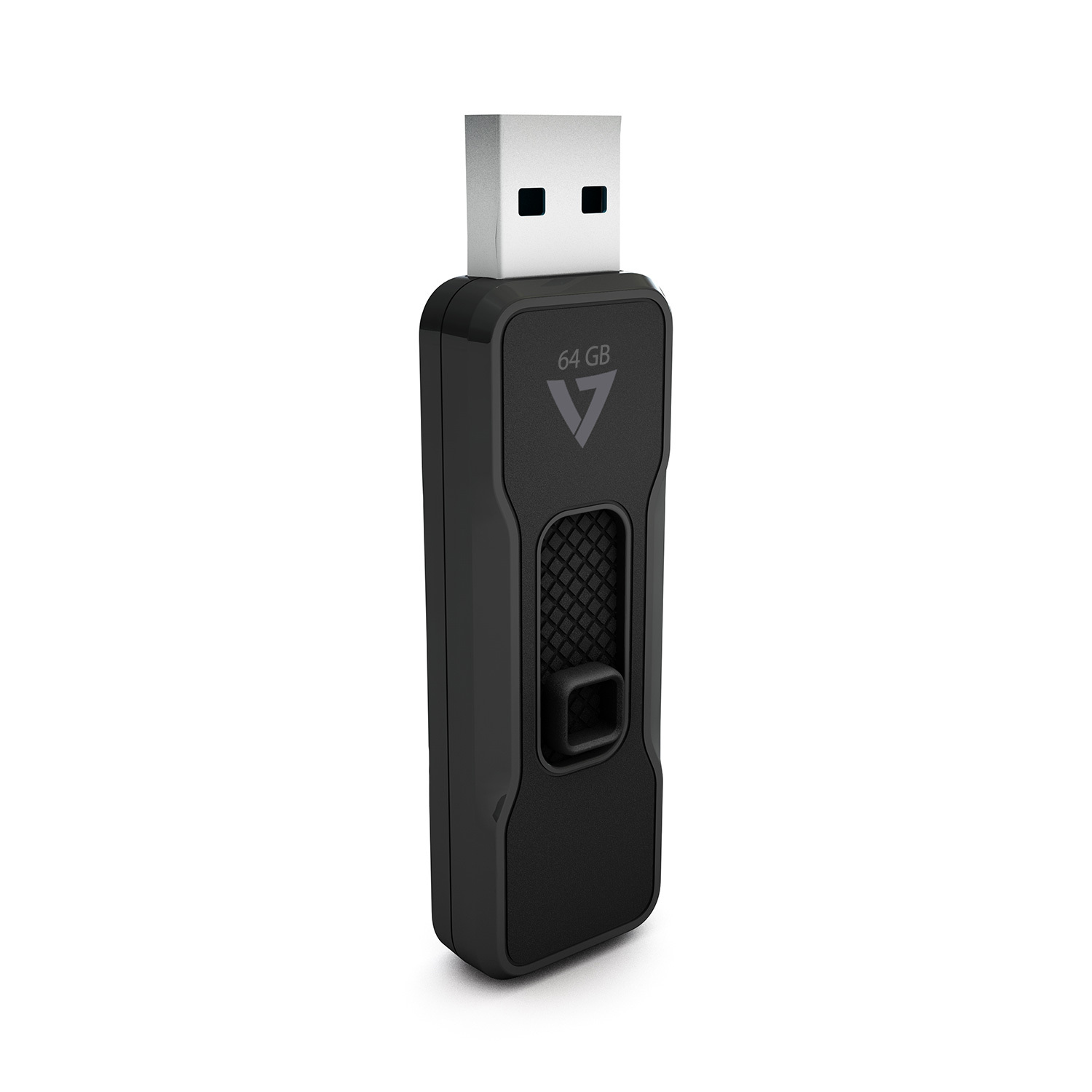 V7 Unit flash USB 2.0 da 64 GB - con connettore USB retrattile