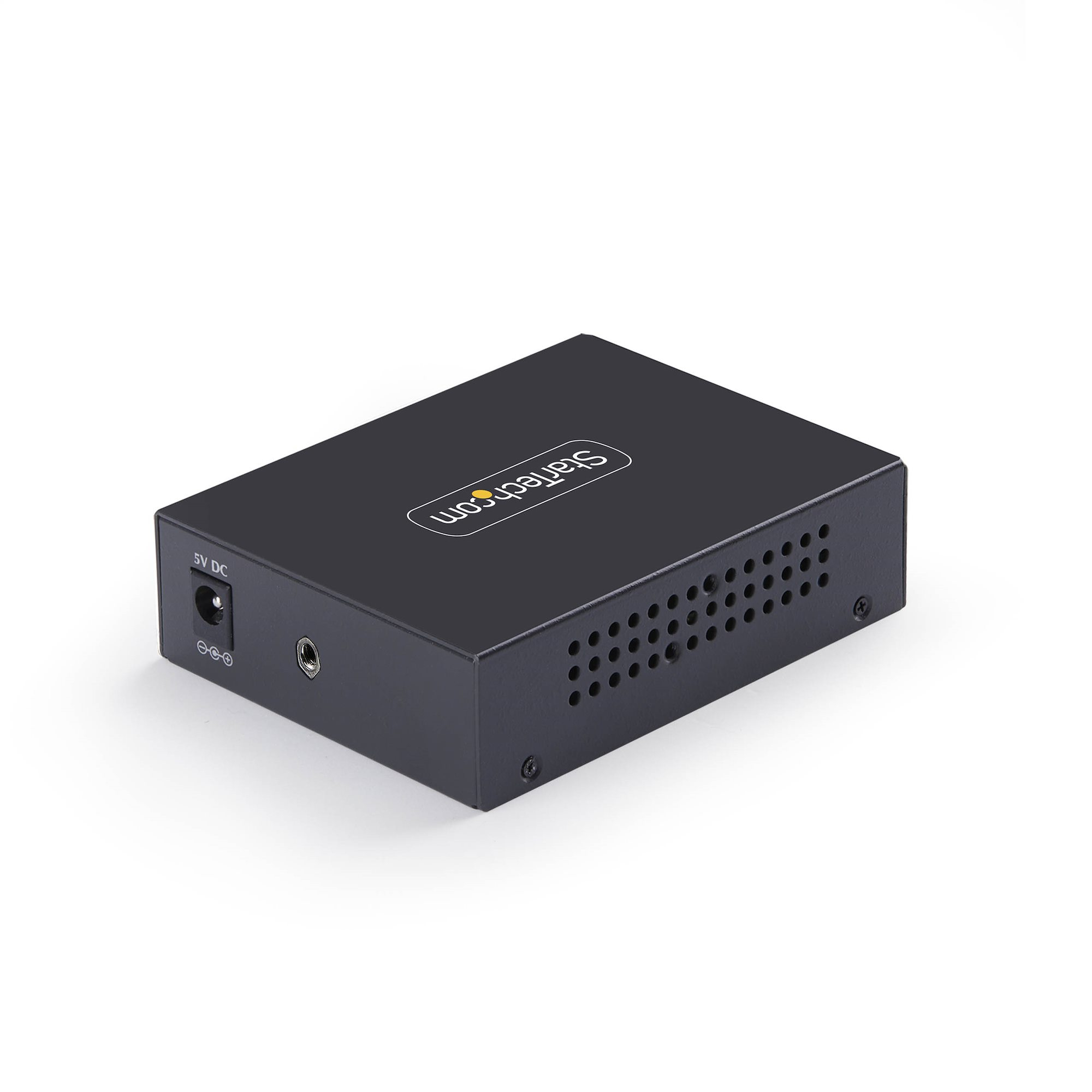 StarTech.com 10GbE SFP+ Fiber Media Converter, 10 Gigabit Ethernet RJ-45 to 10GBASE-X SFP+, Single-Mode, Multi-Mode, 16K Jumbo Frames, TAA Compliant